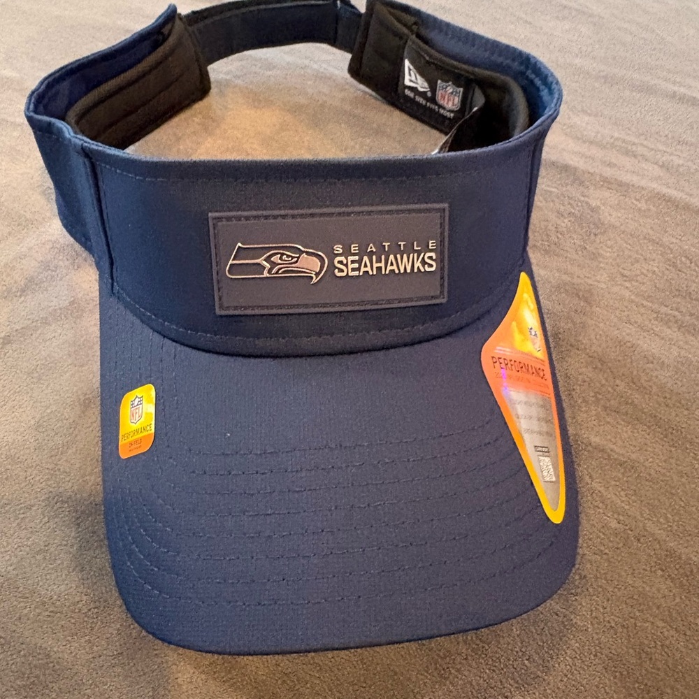 NFL Navy Visor with Iconic Emblem
